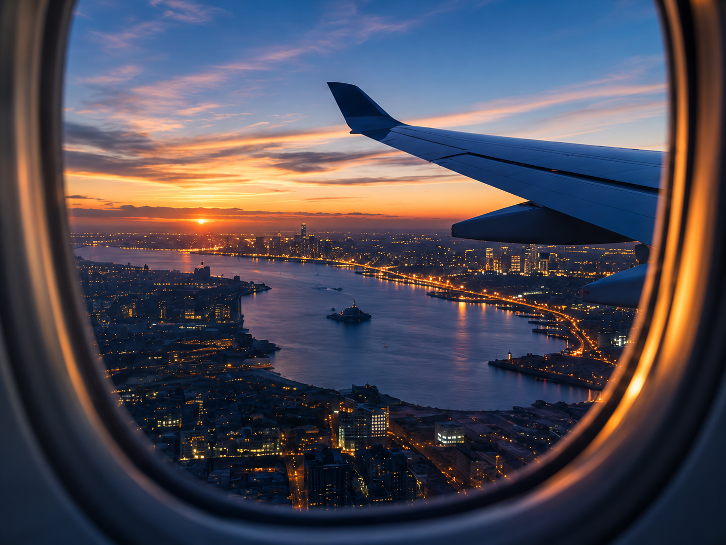 View from an aircraft window